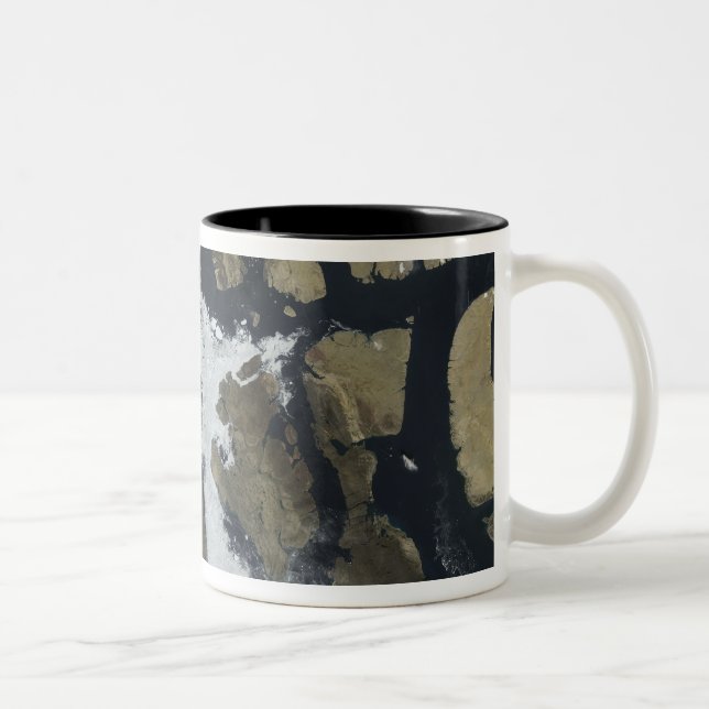 Die Nordwestpassage Zweifarbige Tasse (Rechts)
