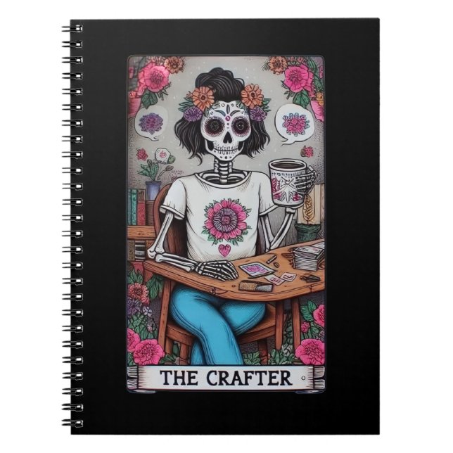 Die Notebook-Sammlung Crafter Tarot Card Notizblock (Vorderseite)