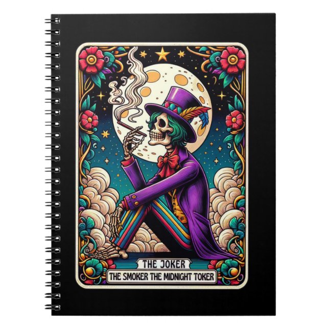 Die Notebook-Sammlung Joker Tarot Card Notizblock (Vorderseite)