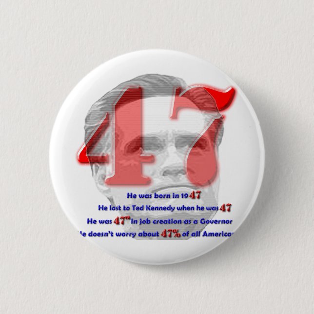 Die Nr. 47 Button (Vorderseite)