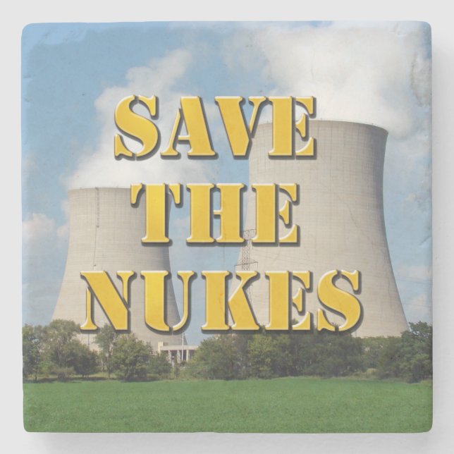 Die Nukes gerettet Steinuntersetzer (Vorderseite)