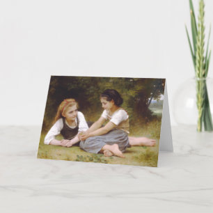 Die Nuss-Sammler, William-Adolphe Bouguereau Karte