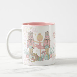 Die Nutcracker Ballett Pastete Blush Pink Weihnach Zweifarbige Tasse