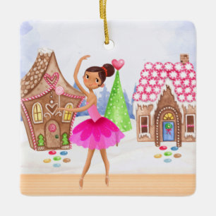 Die Nutcracker Sugar Plum Fairy Ballett Weihnachte Keramikornament
