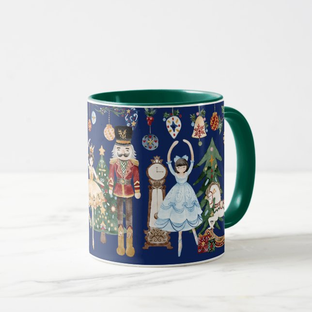Die Nutcracker-Weihnachtszeit Tasse (VorderseiteRechts)