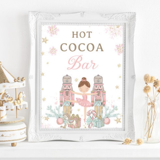 Die Nutcracker Winter Onederland Hot Cocoa Bar Poster (Von Creator hochgeladen)