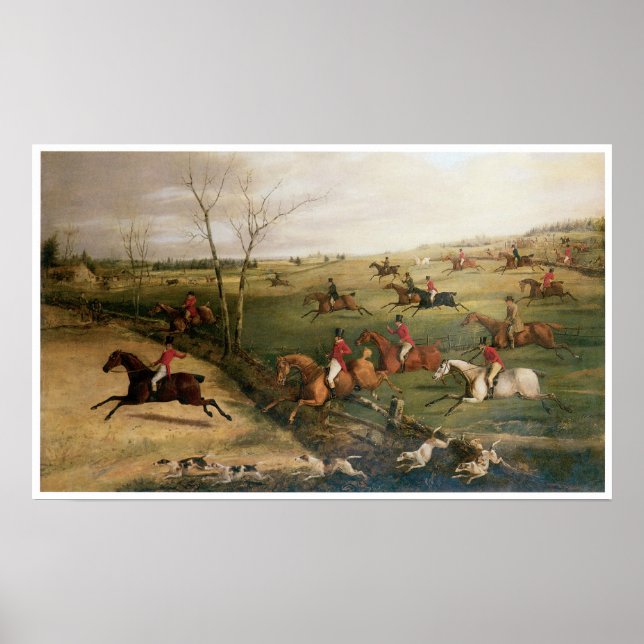 Die Oakley Hunt, Henry Thomas Alken Poster (Vorne)