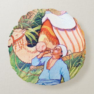 Die Oase Rundes Kissen