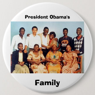Die obama-Familie - besonders angefertigt Button