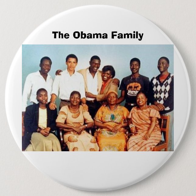 Die obama-Familie Button (Vorderseite)