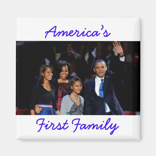 Die Obamas: Amerikas erstes Familienmagazin Magnet (Vorne)