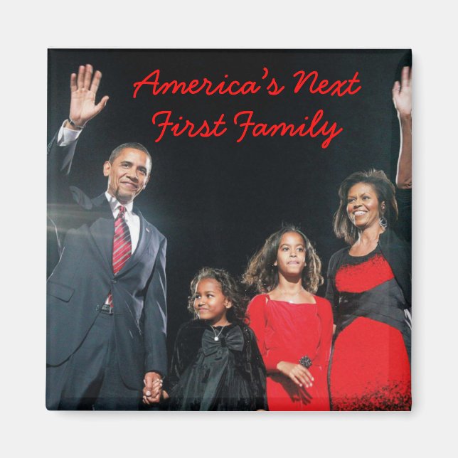 Die Obamas: Amerikas nächstes 1. Familienmagazin Magnet (Vorne)