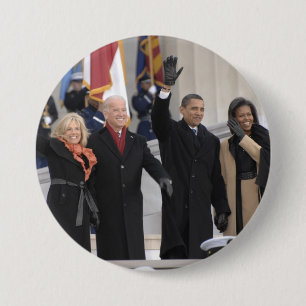 Die Obamas und die Gärten Button