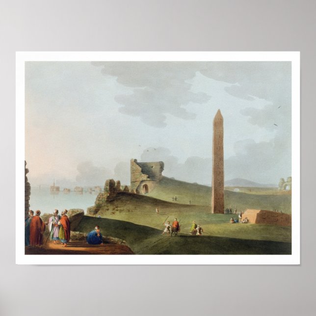 Die Obelisken in Alexandria, die so genannte Cleop Poster (Vorne)