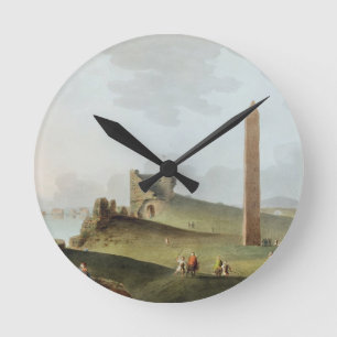 Die Obelisks in Alexandria, genannt Kleopatra Nee Runde Wanduhr