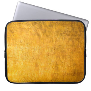Die Oberfläche aus Messingbeton leuchtet von den W Laptopschutzhülle