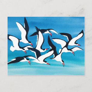 Die Oberfläche schimmern Postkarte