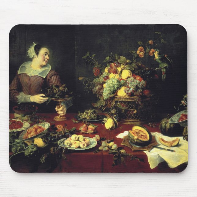 Die Obstschale Mousepad (Vorne)