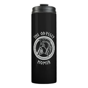 Die Odyssee Homer Griechischer Helm Antike Mytholo Thermosbecher