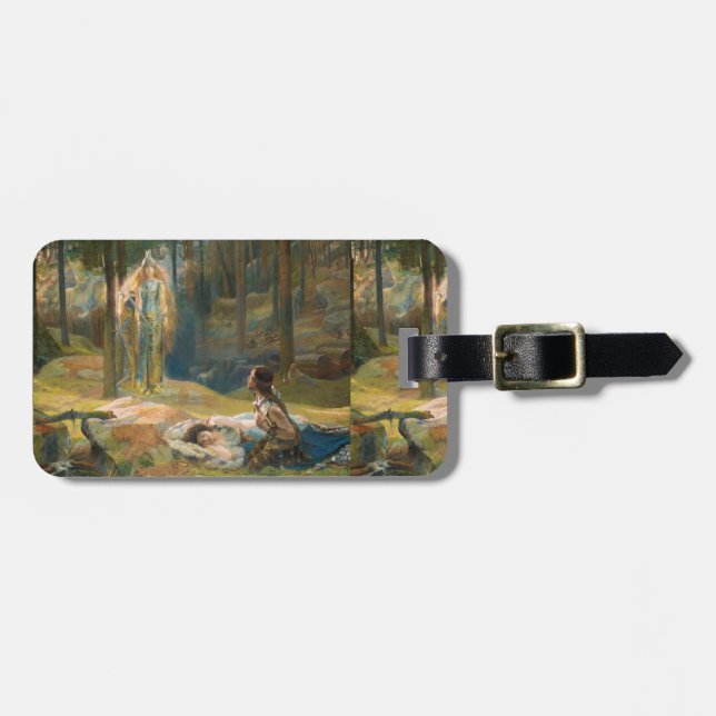 Die Offenbarung Brunhilde Gepäckanhänger (Vorderseite horizontal)