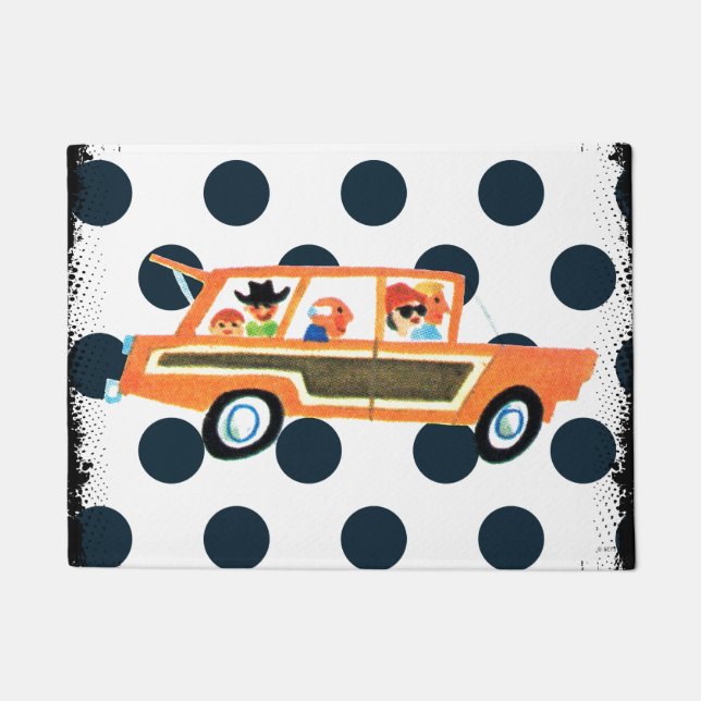 Die offene Straße 4 Fußmatte (Vorderseite)