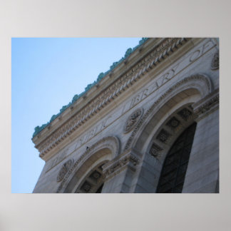 Die öffentliche Bibliothek Poster