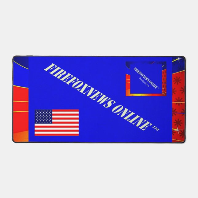 Die Offizielle FIREFOXNEWS ONLINE™-Schreibtischmat Schreibtischunterlage (Vorderseite)