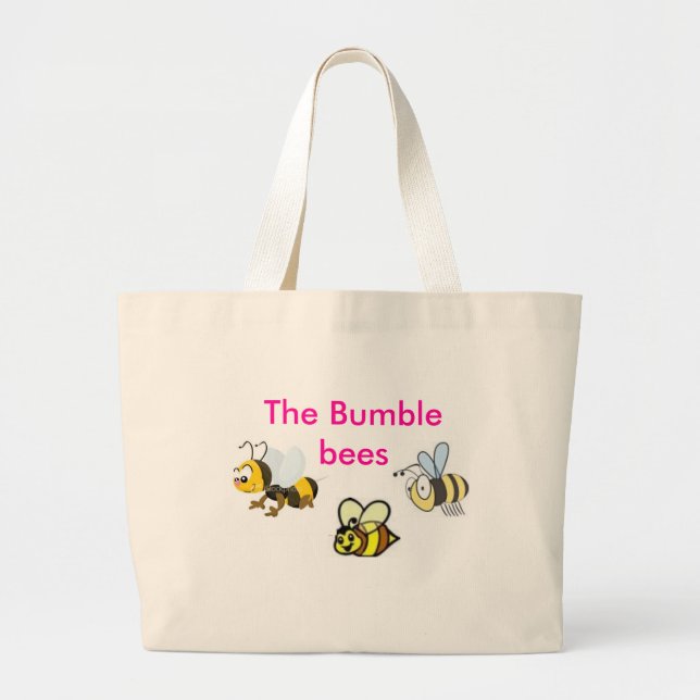 Die offizielle Hummel-Bienen-Tasche Jumbo Stoffbeutel (Vorne)