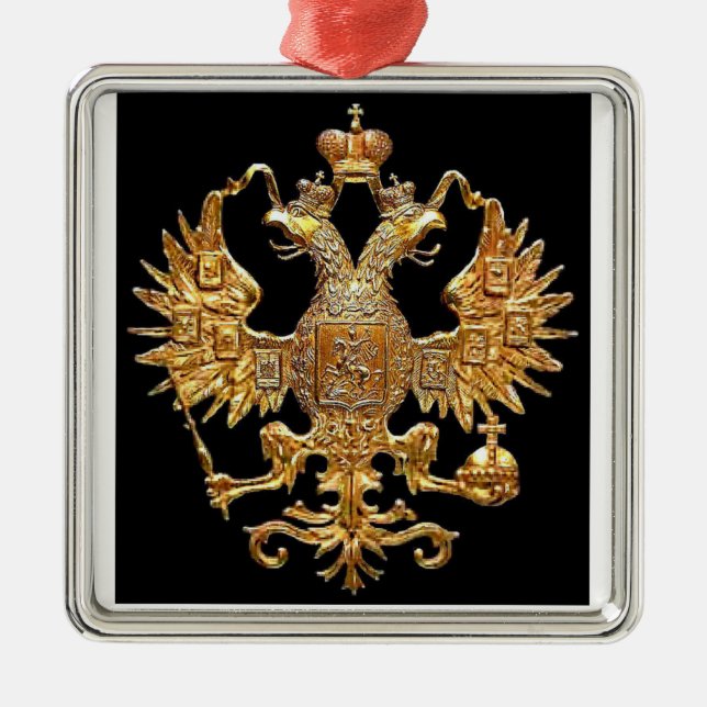 Die Offizielle kaiserliche russische Gesellschaft Ornament Aus Metall (Vorne)
