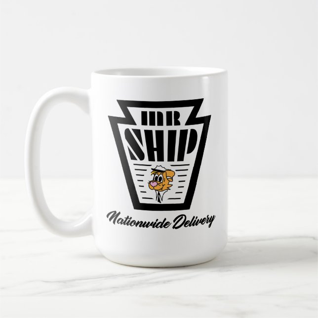 Die Offizielle Mr. Ship Kaffeetasse (Links)