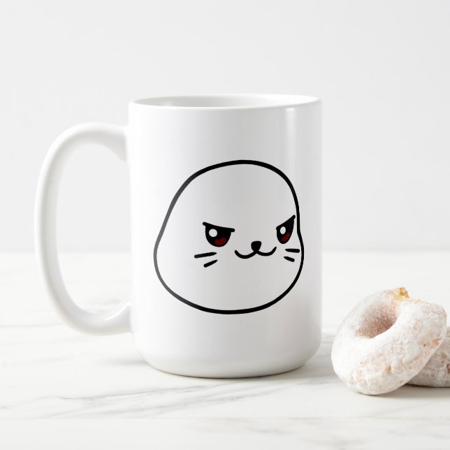Die Offizielle "NIEDLICHE, ABER GEFÄHRLICHE" Tasse (Mit Donut)
