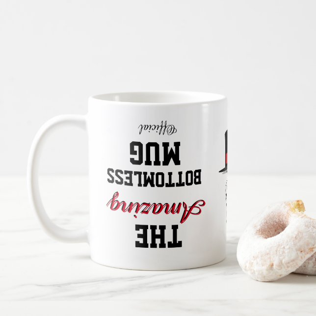 Die OFFIZIELLE PHANTASTISCHE BOTTOMLESS Co Kaffeetasse (Mit Donut)