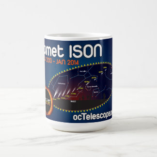 Die offizielle Tasse des Kometen-ISON mit