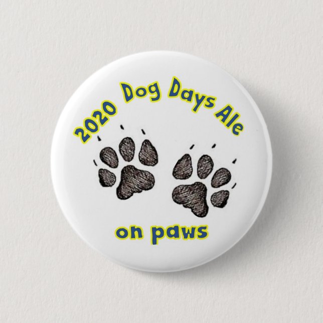 Die offiziellen Hundetage 2020 Button (Vorderseite)