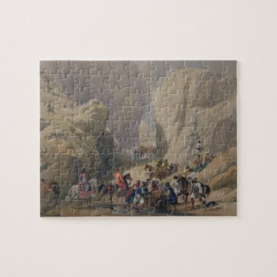 Die Öffnung in den schmalen Durchlauf über dem Puzzle