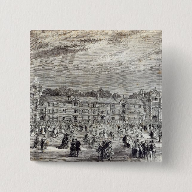 Die Öffnung von Keble Uni, Oxford Button (Vorderseite)