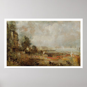 Die Öffnung von Waterloo-Brücke, c.1829-31 (Öl an Poster