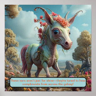 Die Ohren sind gelandet Poster