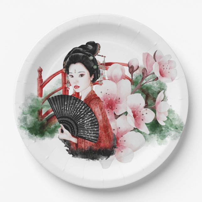 Die Okinawa-Serie Design 38  Pappteller (Vorderseite)