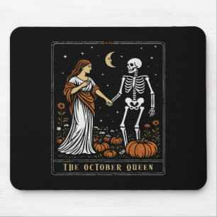 Die Oktober Queen Tarot Card Halloween Soky Saison Mousepad