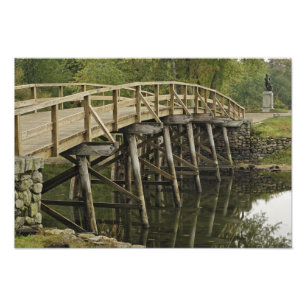 Die Old North Bridge, Minute Man National Fotodruck