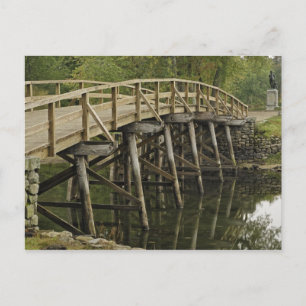 Die Old North Bridge, Minute Man National Postkarte