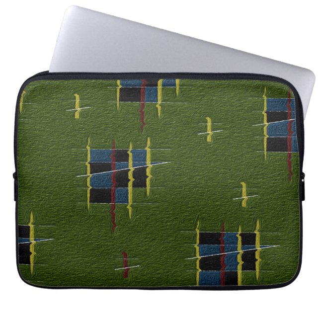 Die Olive Branch Heart Laptop Tasche (Vorderseite)