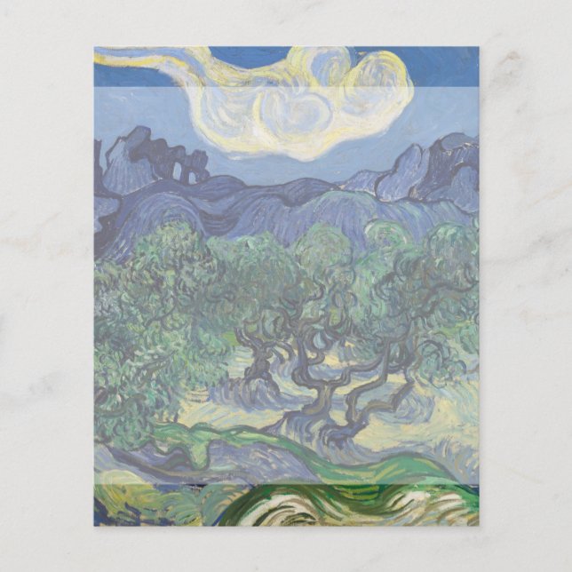 Die Olivenbäume von Vincent Van Gogh (Vorderseite)
