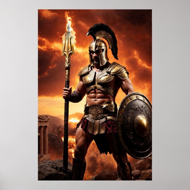 Die Olympianer: Ares, Gott des Krieges Poster (Vorne)