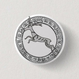 Die Olympier! Abzeichen Artemis / Diana Button
