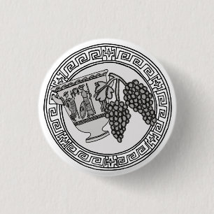 Die Olympier! Abzeichen Dionysus/Bacchus Button