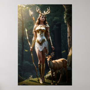 Die Olympier: Artemis, Göttin der Jagd Poster