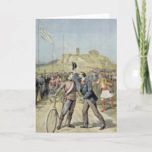 Die Olympischen Spiele in Athen Karte