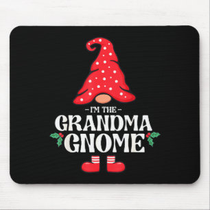 Die Oma Gnom Lustige Familie Passende Gruppe Chri Mousepad
